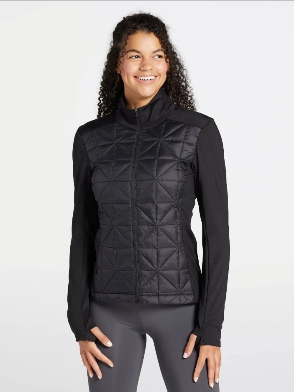 Calia Lightweight Quilted Hybrid Jacket $128 Retail